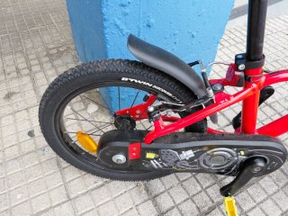 Bicicleta infantil B'Twin 16 roja