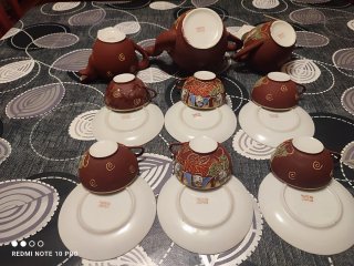 Juego de té chino dragón