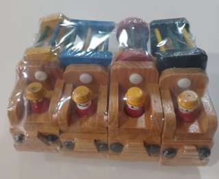 4 Camiones Madera Artesanales