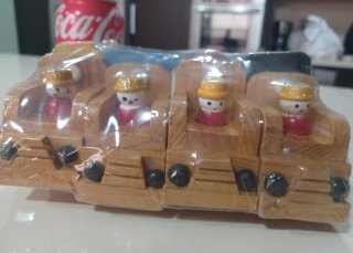 4 Camiones Madera Artesanales