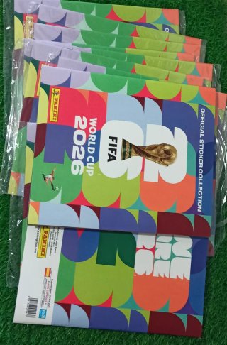Álbum sin pegar Panini Mundial 2026