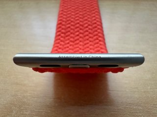 Apple Watch 44mm Electric Orange Braided Solo Loop
