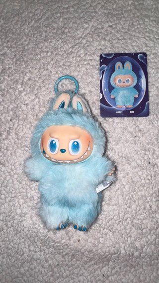 Labubu V3 Peluche Azul