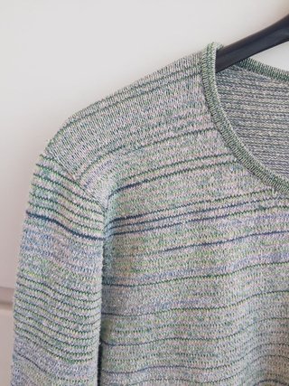 Maglione Vintage Monteverdi Tg. M cotone righe