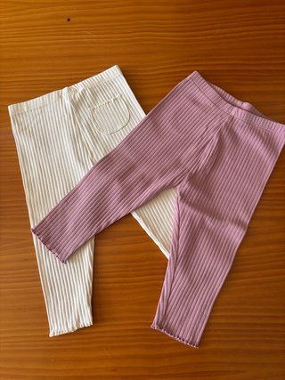 2 leggings 9-12 meses