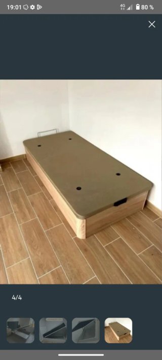 ✅Cama canape Canapé abatible y colchón con envío
