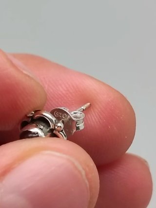 Pendientes Plata Ley 925 Ágata Cornalina