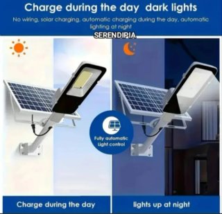 2 FAROLAS SOLARES LED 357 6000 MAH
