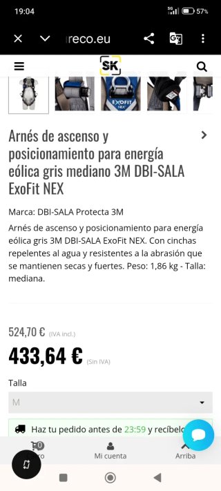 Arnés 3M EXOFIT NEX Profesional