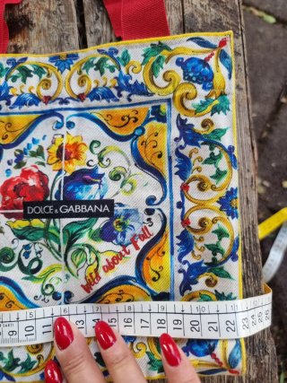 Mini borsa tote D&G fantasia siciliana