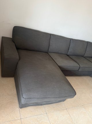 Sofá esquinero Kivik Ikea gris