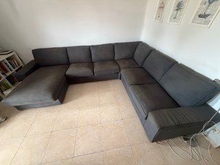 Sofá esquinero Kivik Ikea gris