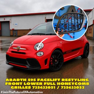 Abarth 595 Rejilla Frontal Paragolpes Antinieblas