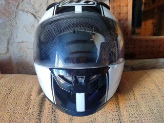 Casco de moto blanco Speed