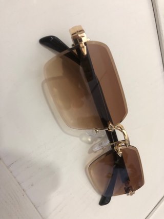 Occhiali da sole donna marroni/oro