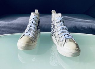 Botas Dior B23 Sneaker Caña Alta Lona .