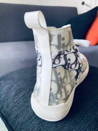 Botas Dior B23 Sneaker Caña Alta Lona .