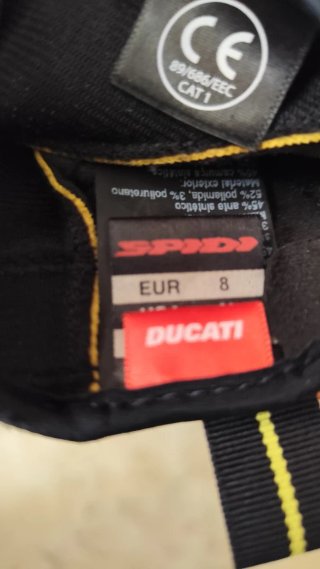 Guanti Moto Ducati Scrambler Neri e Gialli