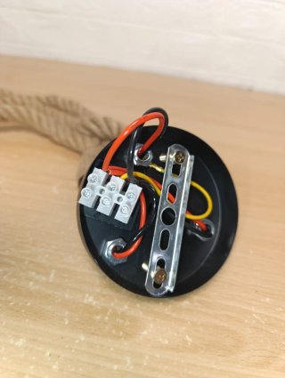 Lámpara Colgante Cuerda de cáñamo