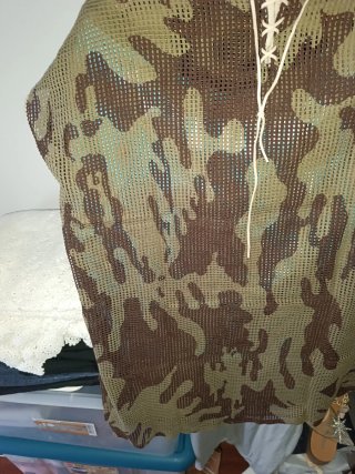 Vestido camuflaje malla talla única