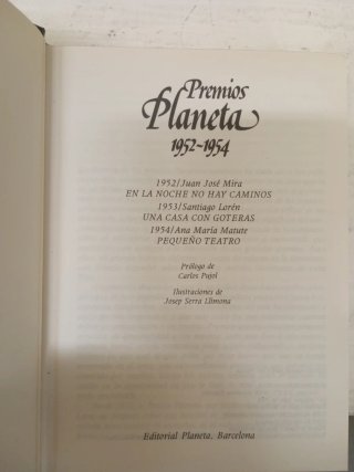 4 libros de premios planeta