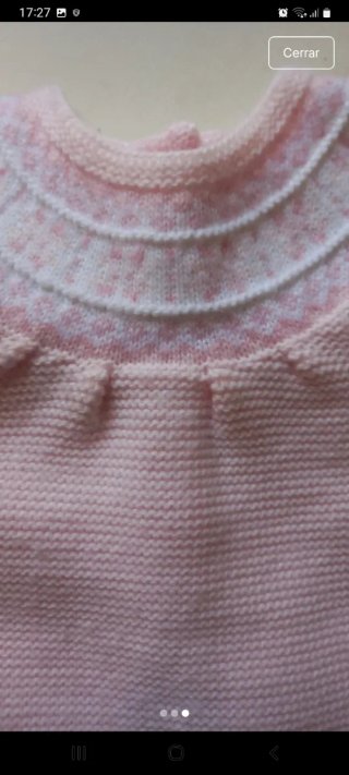 Conjunto de punto de bebé