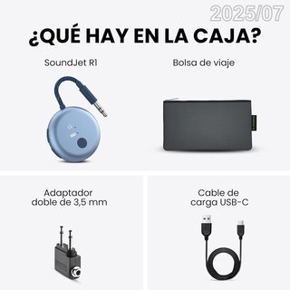 AVANTREE Adaptador Bluetooth Jack 3,5mm SoundJetR1