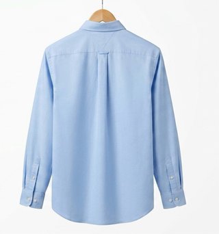 Camisa algodob Tommy Hilfiger Azul Manga Larga L