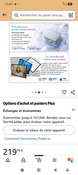 Tablet Android 15 NorthLadder