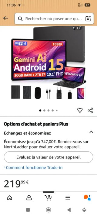 Tablet Android 15 NorthLadder