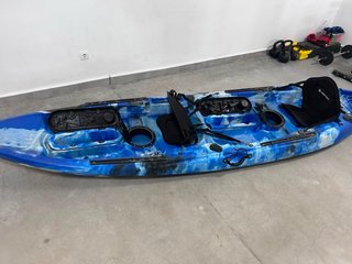 Kayak Tándem Galaxy 3.7m + Carro + Chalecos+Remos