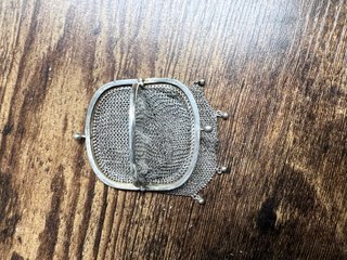 Monedero Malla Plata 925 Estilo Art Déco