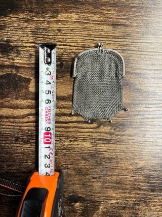 Monedero Malla Plata 925 Estilo Art Déco