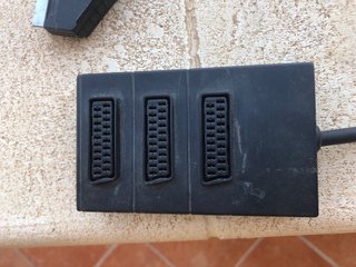 Adattatore Scart 1 Maschio 3 Femmina