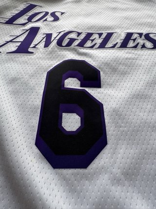 Camiseta Lakers City Edition Lebron James 6 Morada