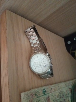 Reloj Michael Kors Mujer Plata y Blanco