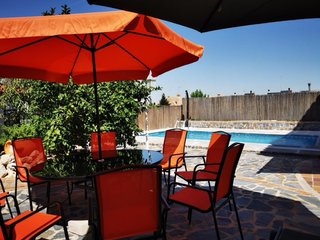 Conjunto mesa y sillas de jardín