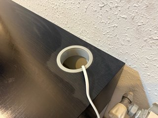 Escritorio moderno negro y blanco