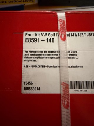 Muelles Eibach Pro-Kit VW Golf IV