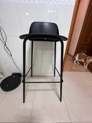 Taburete Alto Negro SOLO RECOGIDA