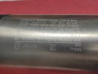 Tubo de escape BMW F800GT 2015-2019. F800R
