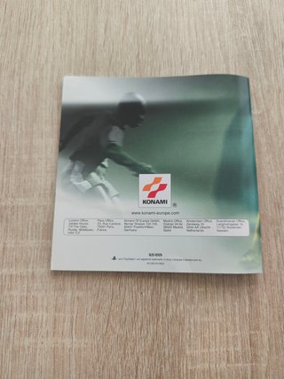 Manual ISS Pro Evolution PSX