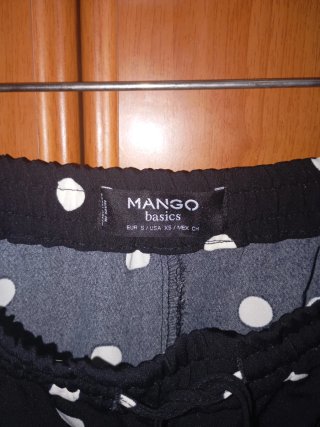 ROPA MUJER Pantalones cortos lunares Mango mujer