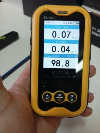 Detector de Radiación Nuclear GLXY FS5000