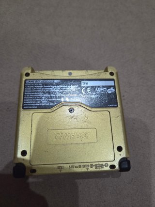 Game Boy Advance SP Dourado + Acessórios