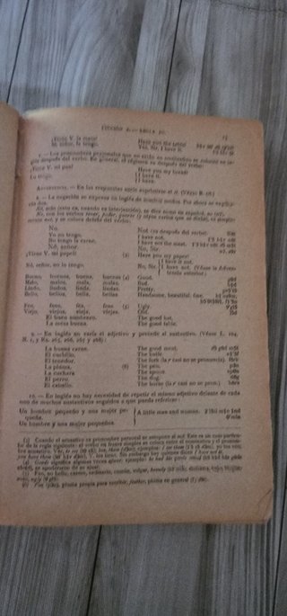 Libro Antiguo Gramatica Inglesa Eduardo Benot 1929