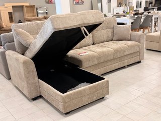 Sofá Cama Chaise Longue + Doble Arcón - Nuevo