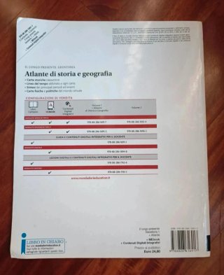 Libro Geostoria 1 Cantarella Guidorizzi + Atlante