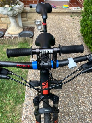 Asiento bici niño Shotgun + Manillar Shotgun