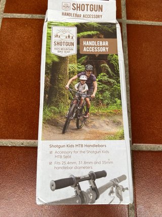 Asiento bici niño Shotgun + Manillar Shotgun
